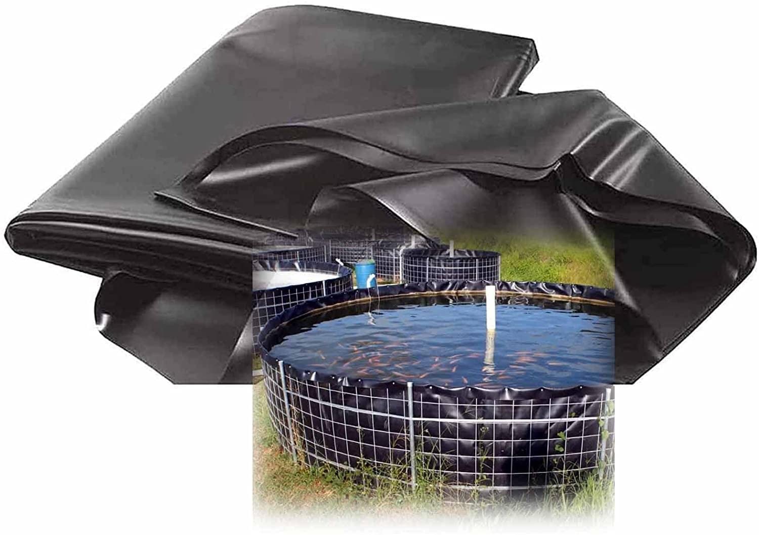 Revêtement de bassin en PEHD créez votre cascade et bassin à poissons de jardin en toute liberté