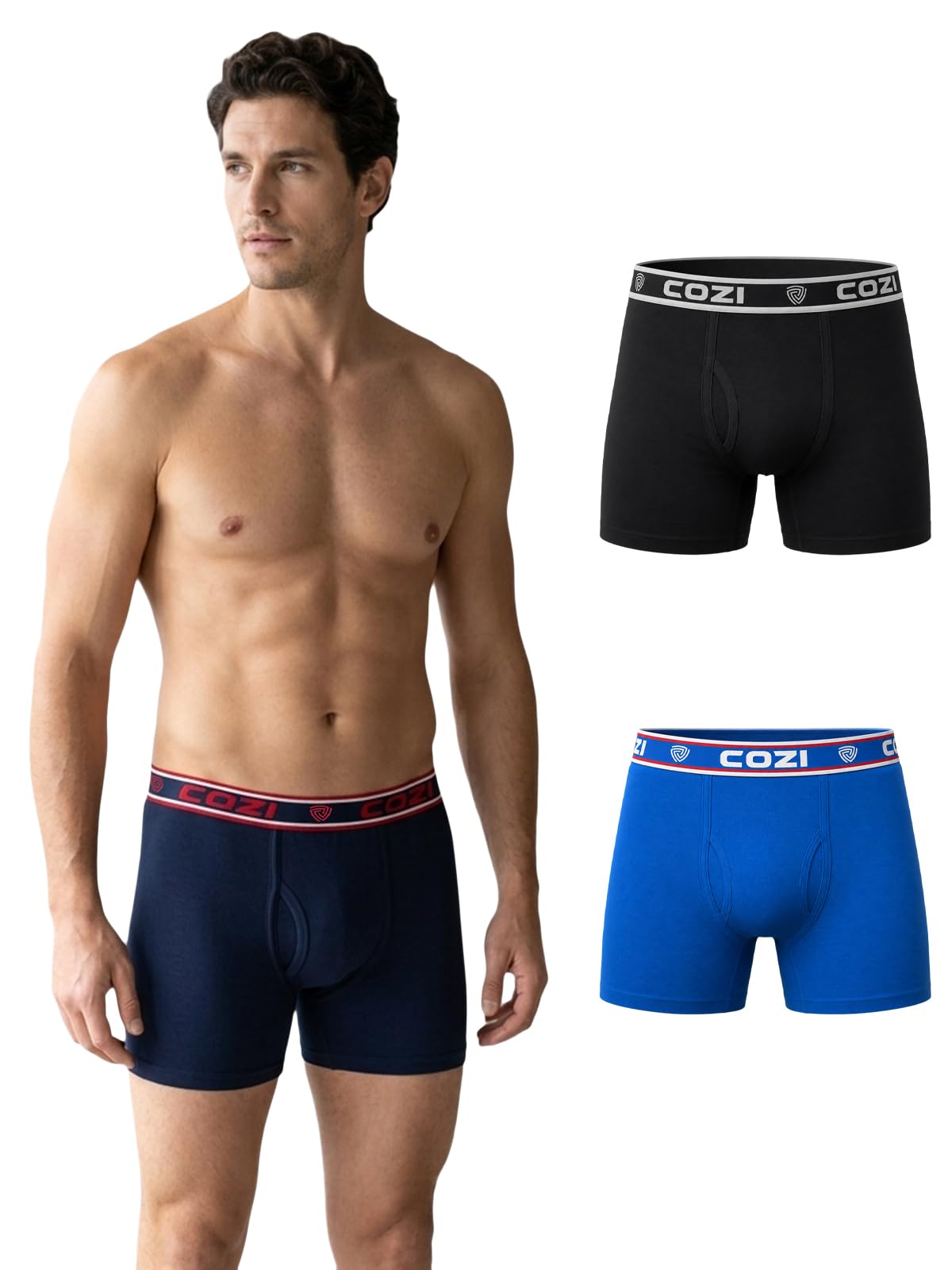 Bigshot Longs Solid Underwear for Men Combo, Breathable 100% Cotton Underwear for Man Pack of 3 (Colors May Vary)-image-31