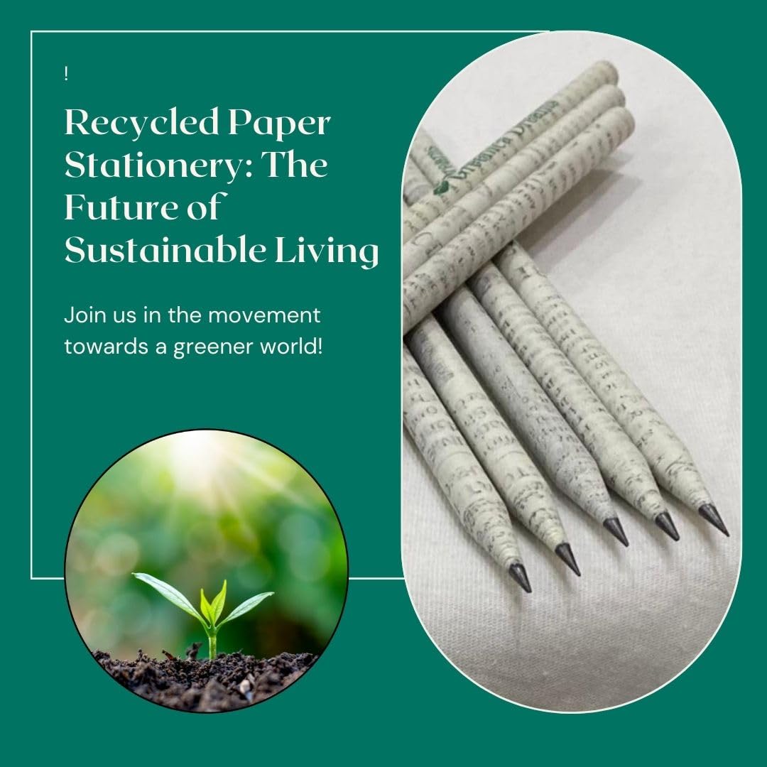 Lápices de papel reciclado, ecológicos, para dibujar, escribir, regalar y plantar (paquete de lápices de papel reciclado para periódicos, 200 unidades)