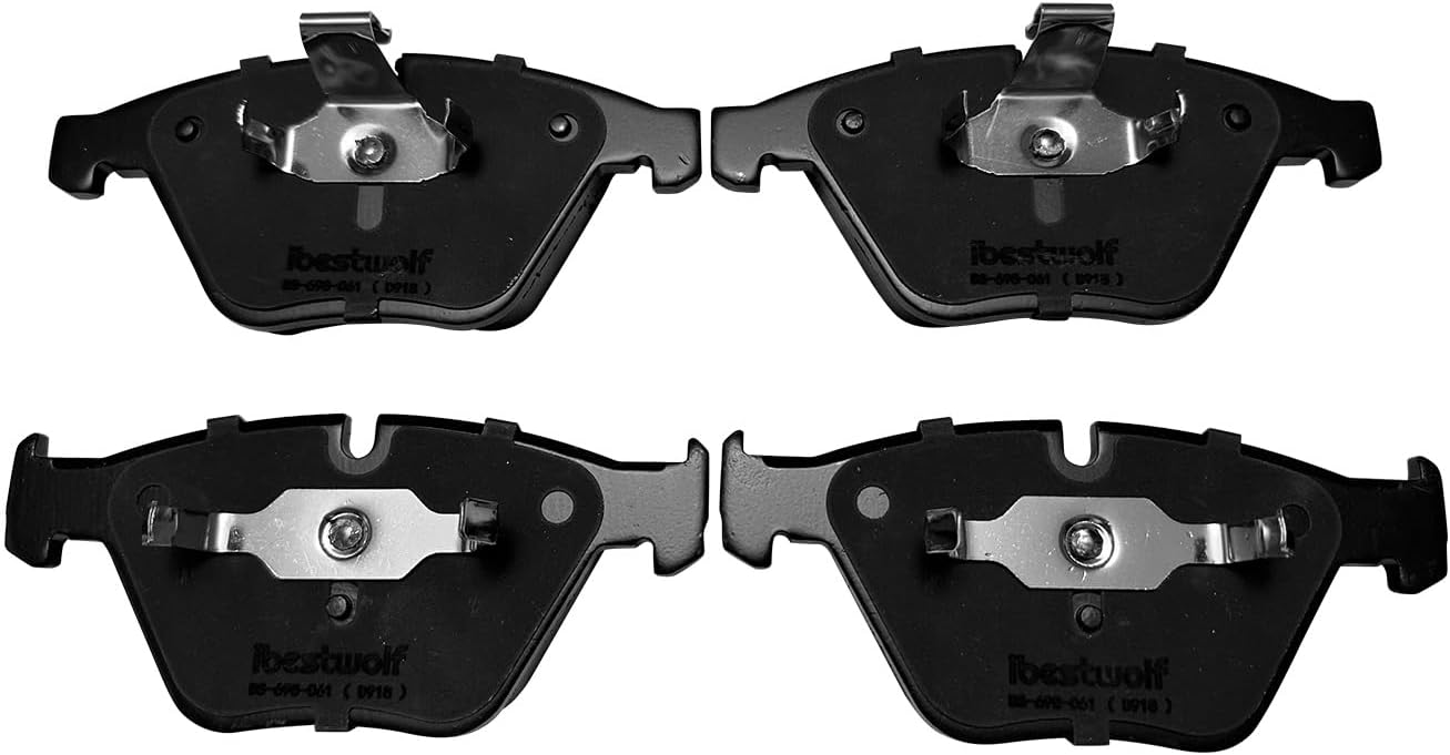 Front and Rear Ceramic Brake Pads for 2007-2013 BMW 328i 2007-2008 328xi for 2009-2013 328i xDrive for 2013-2015 BMW X1, Disc Brake Pad Replacement P-918 P-1267