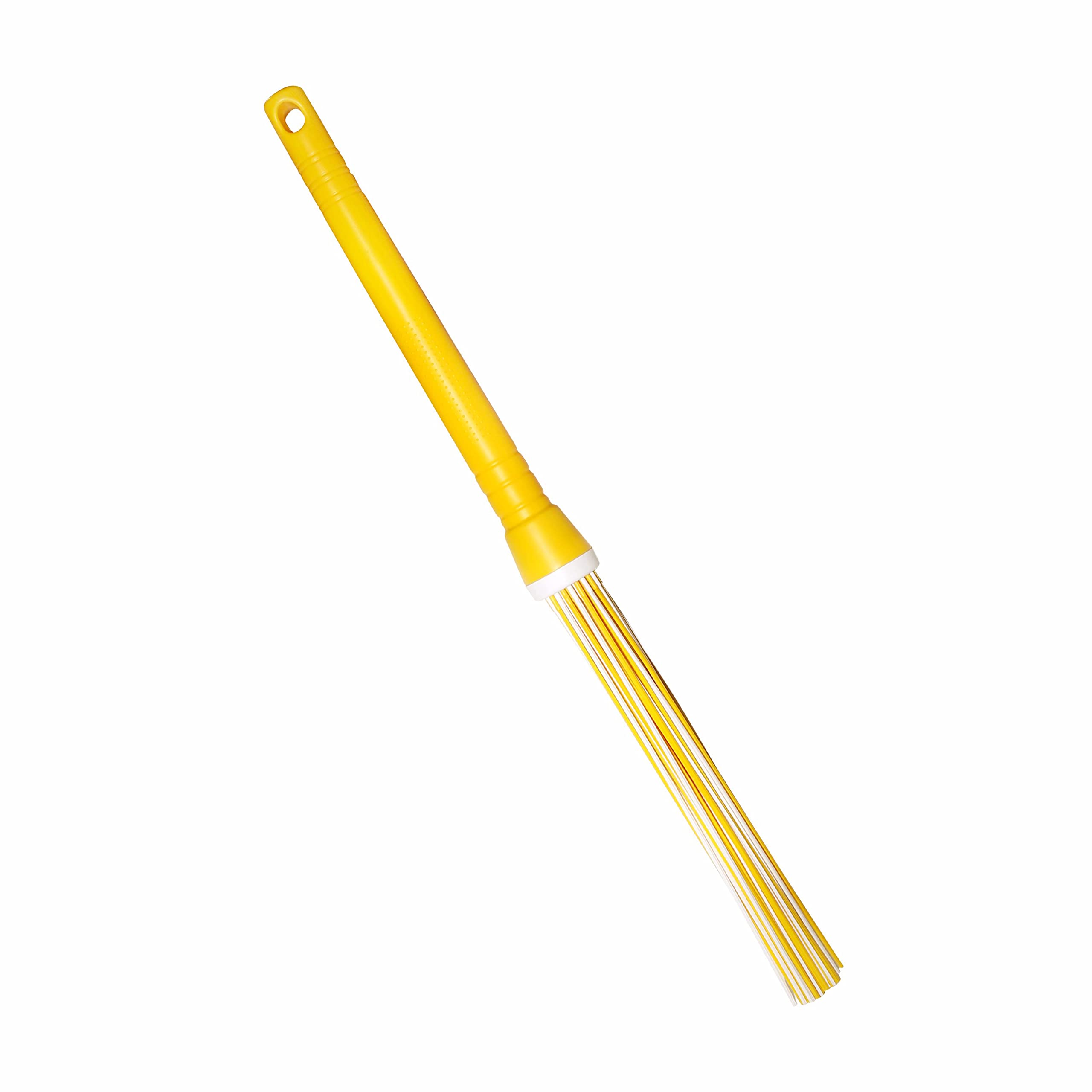 Classy Touch Long Handle Plastic Broom for Bathroom Cleaning & Home Floor Cleaning| Hard Bristle Broom for Scrubbing in Bathroom (Size 80 cm, Colour Yellow) 44 Plastic Sticks (Yellow)-image-18