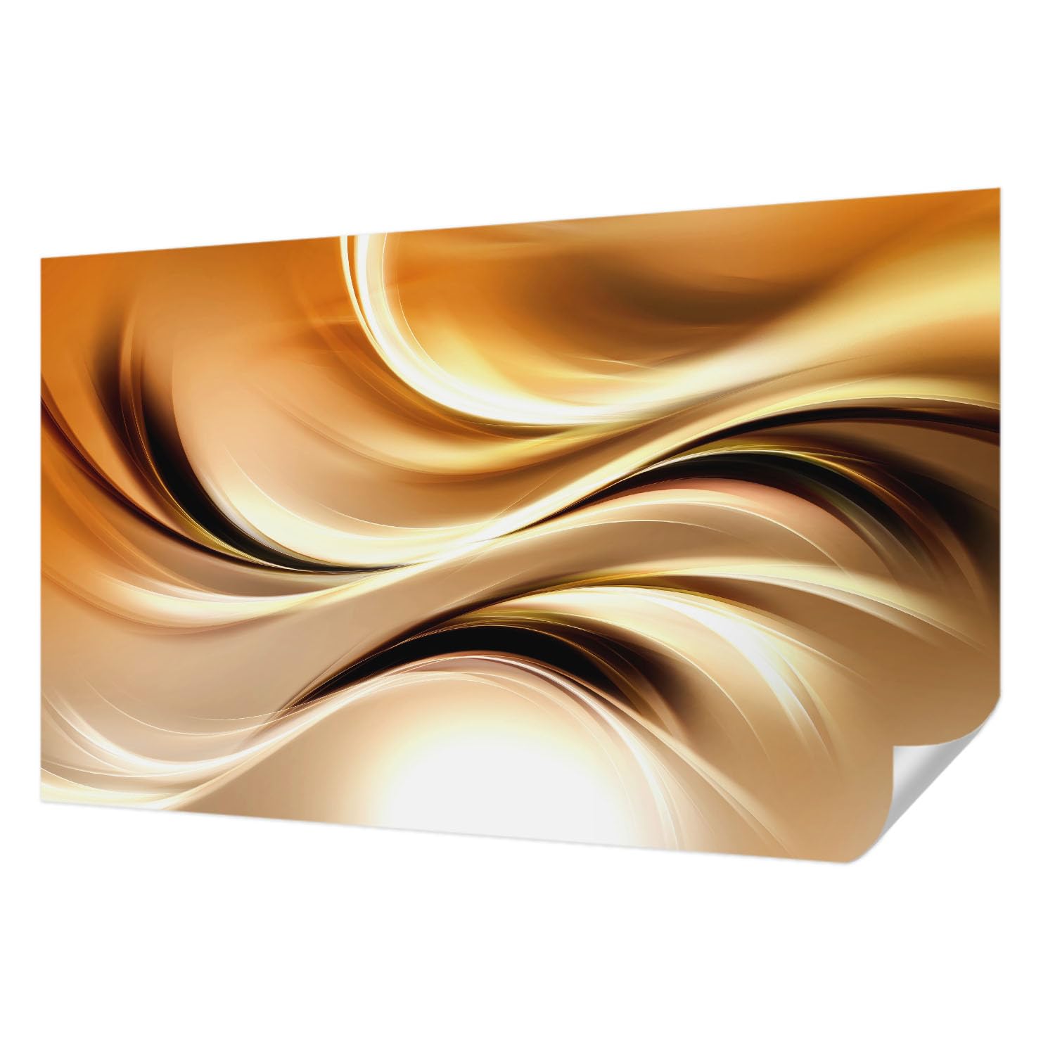 Revêtement mural autocollant 416x254 cm Tulup avec motif panoramique de lignes de fluide