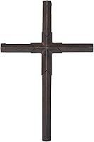 Vista 1 de Dicksons Cruz de pared metálica de bronce de pátina de 15 x 12 pulgadas