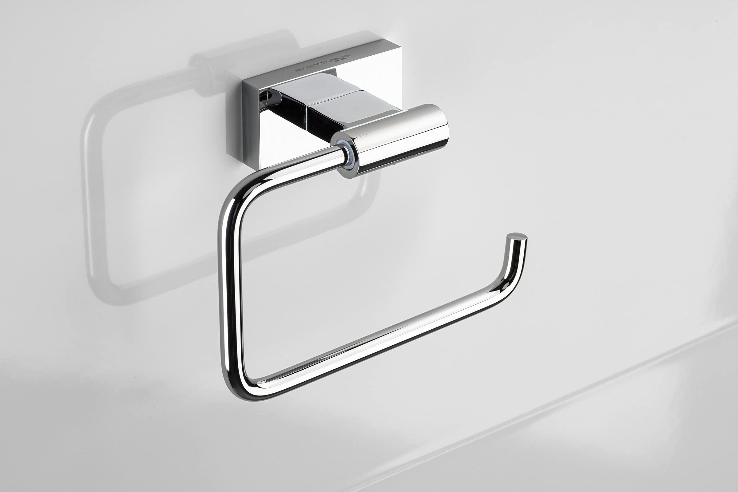 Porta Rollos de Papel Higiénico 140S1, Acero Inoxidable SUS304 Pulido, Acabado Cromado Anticorrosión, Soporte Elegante y Duradero para Baño Moderno