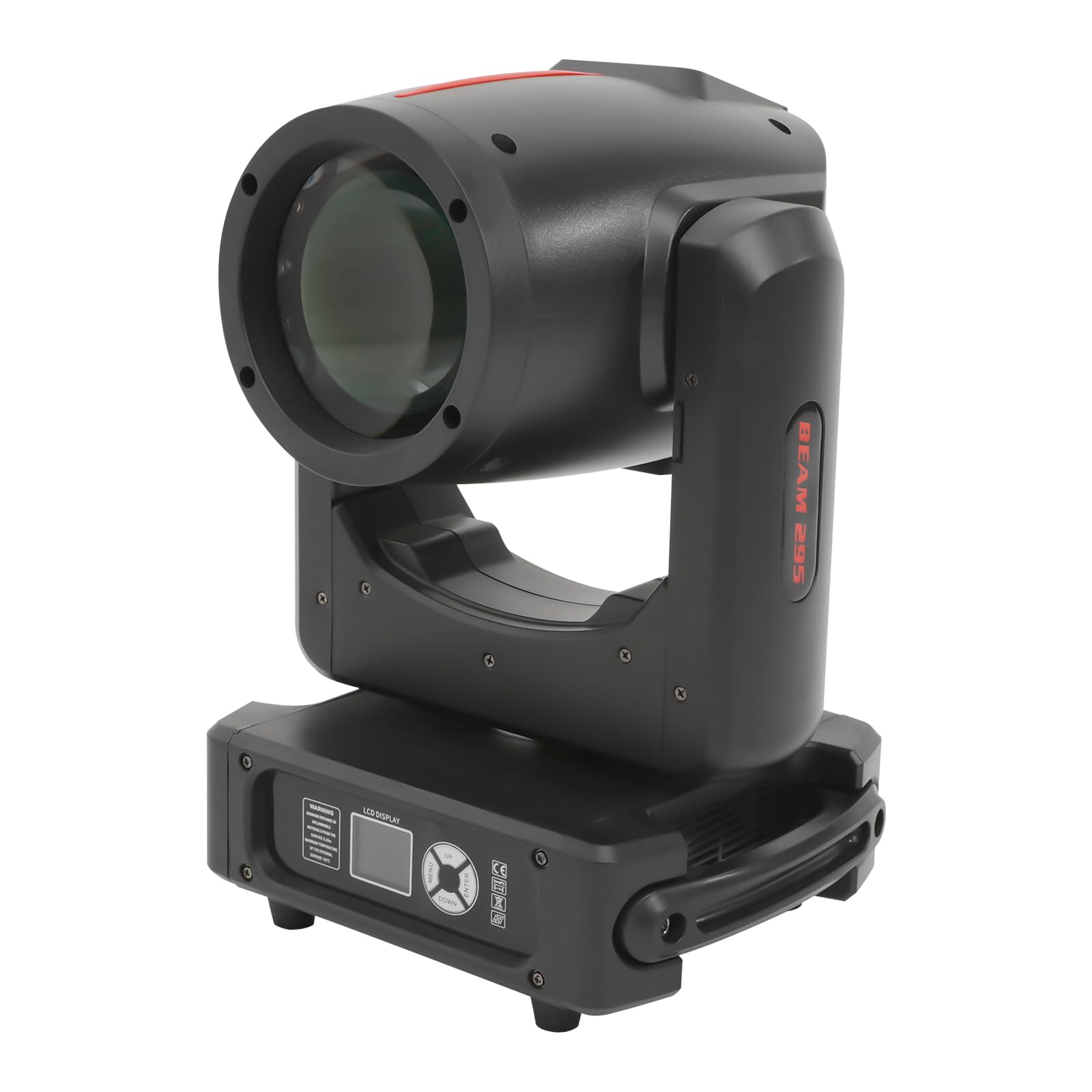 295W Moving Head Beam Light RGBW LED DMX512 - Foco de escenario con 5 efectos de luz para discoteca, fiesta, boda, baile