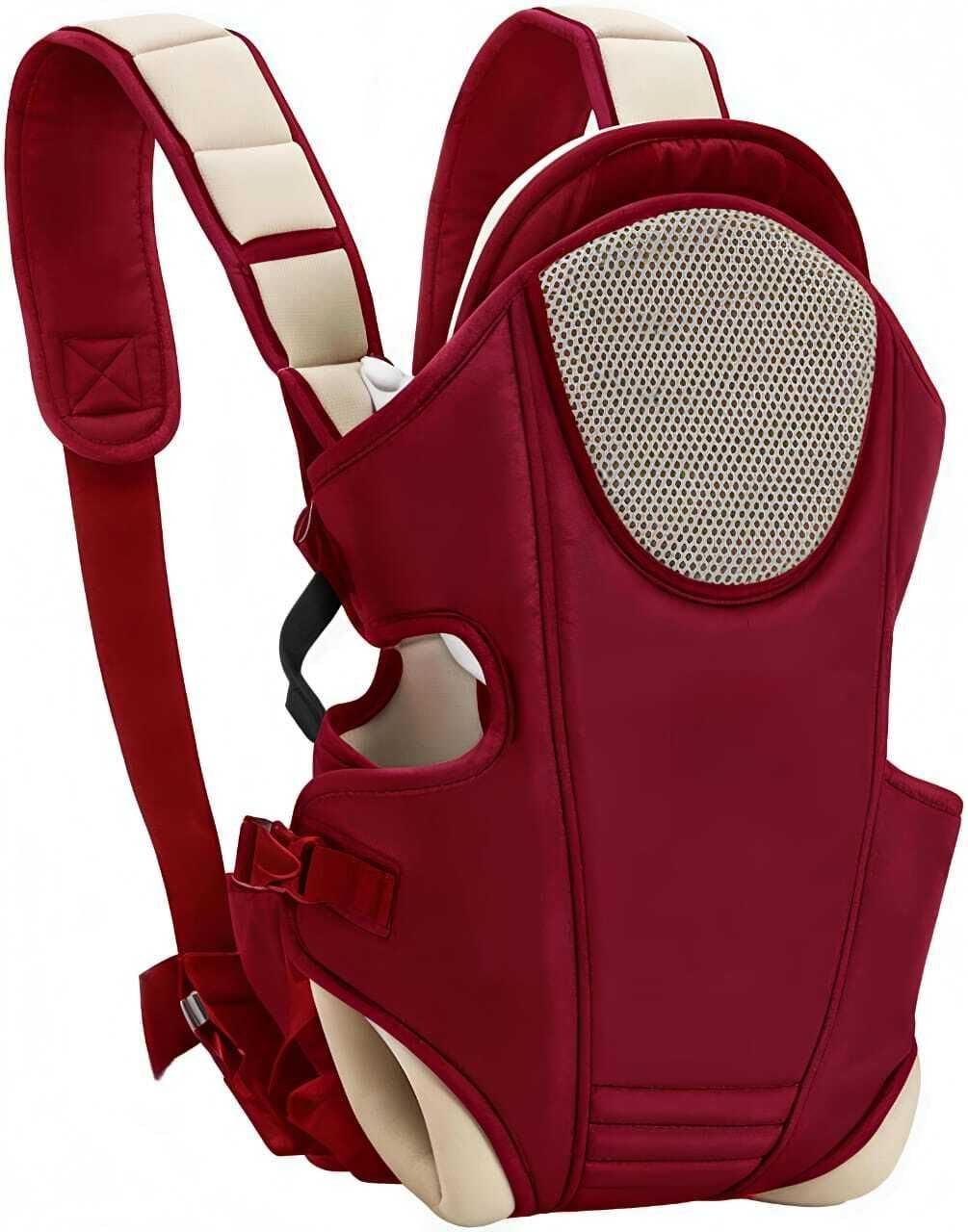 Little Townia Baby Carrier Bag -26 red and Cream Baby Carrier (red and Cream, Front Carry Facing in)-picture-20