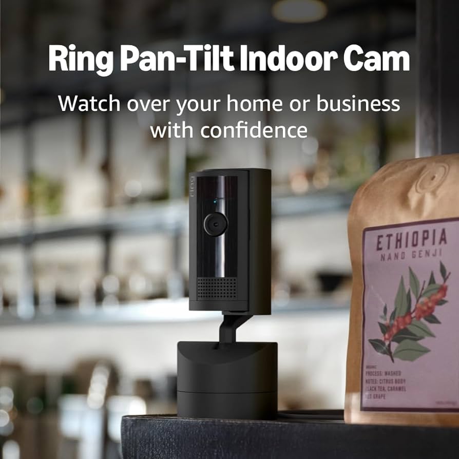 ring （リング）Pan-Tilt Indoor Cam 3個 Ring Pan-Tilt Indoor Cam | Black | Amazon