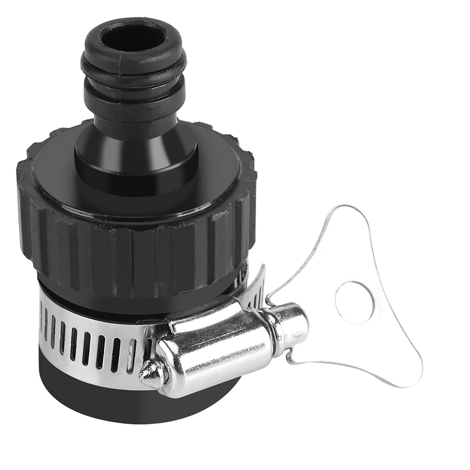 Keenso Kits de Riego de 25 M con Temporizador, de Riego por Microgoteo de Plástico, 30 Goteros Ajustables, Automático de Plantas para Macetas de Jardín, Flores Bonsái, Oficina en Casa