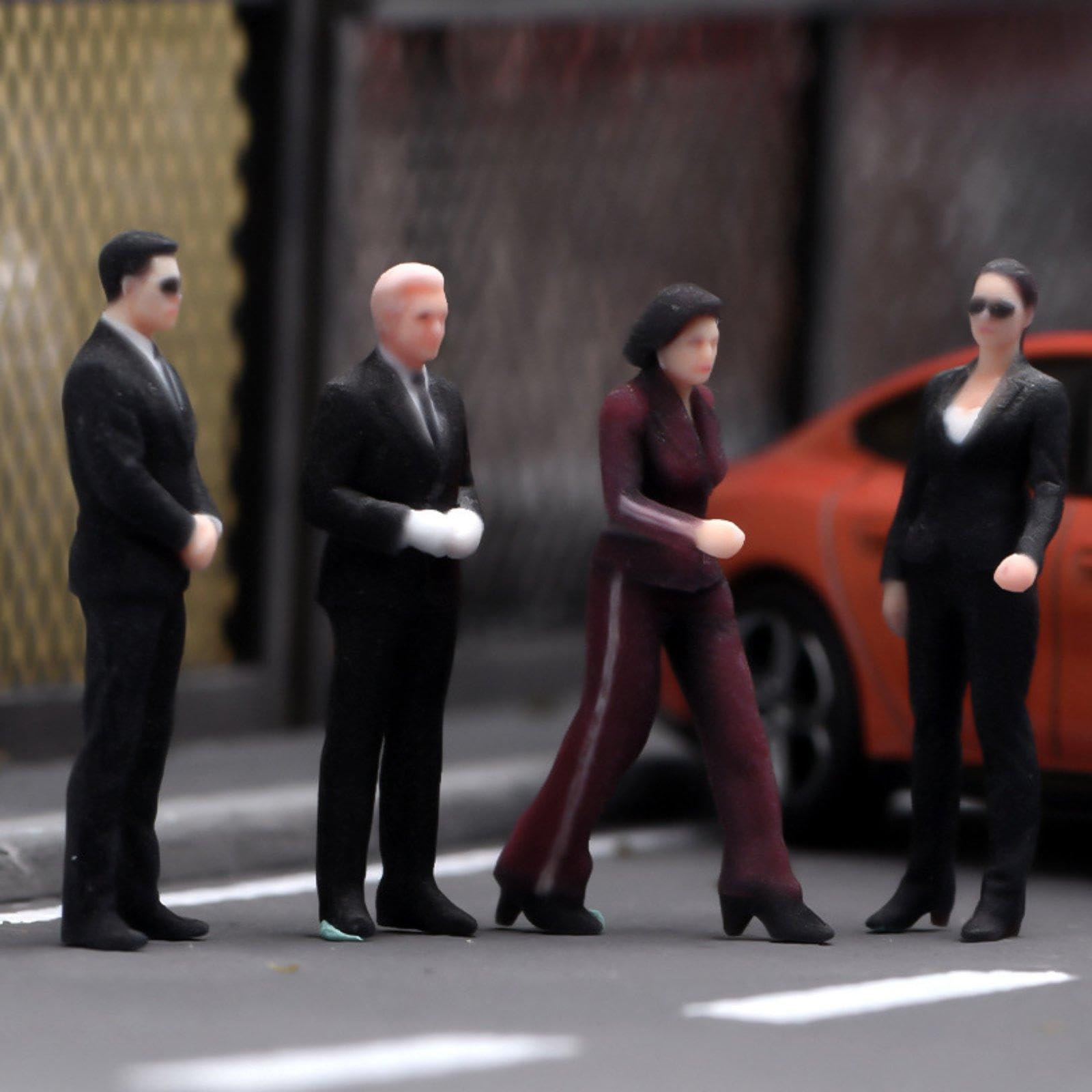 Figure di Guardie di in 1/64, Realizzate in Resina, Perfette Come Oggetti di Scena.