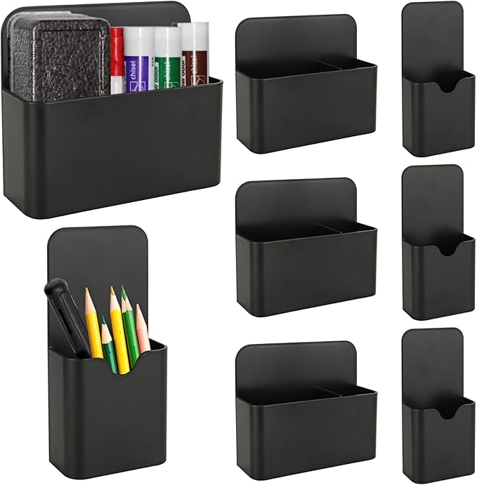YOUNTHYE 8PCS Pen Holder, Marker Holder Whiteboard