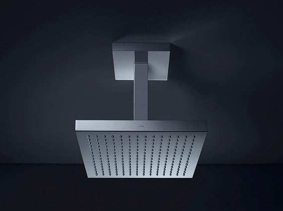 AXOR AXOR ShowerSolutions 10-inch Showerhead Dream Shower Avantgarde 1-Spray RainAir Air Infusion with Airpower with QuickClean in Chrome, 10926001