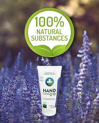Miniatura 2 de HANDCANN Q10 Crema de manos orgánica con cáñamo y coenzima Q10 – Crema rejuvenecedora para manos, uñas y cutículas para pieles sensibles –