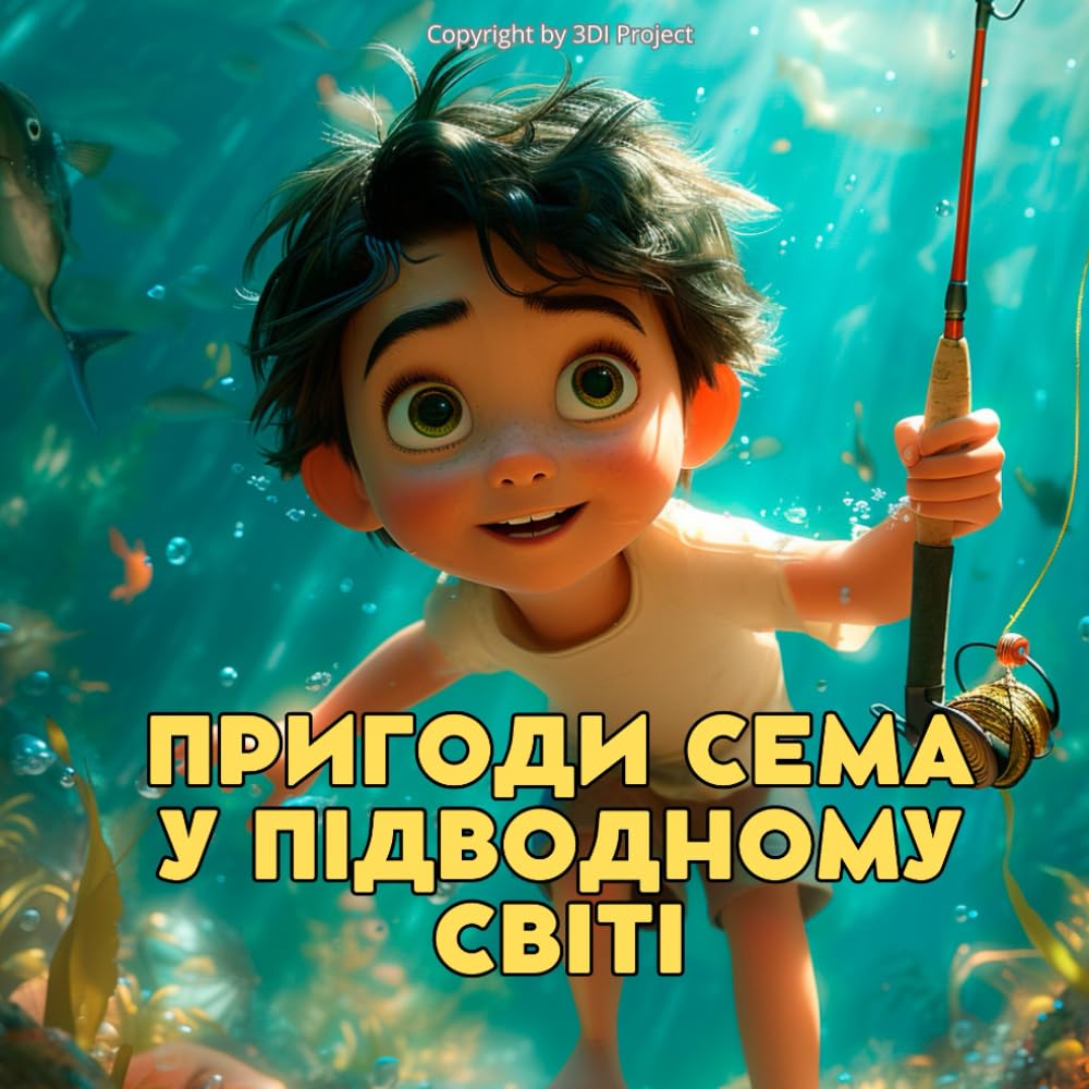 Пригоди Сема у підводному світі. Ілюстровані книжки для дітей (3-7 років). Пригоди Сема на морському дні. (Пригоди Сема по всьому світу)