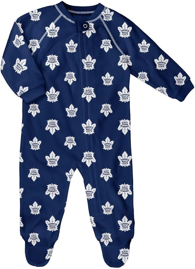 Outerstuff NHL Infant Raglan Full Zip Coverall Sleeper - (0-24 months)