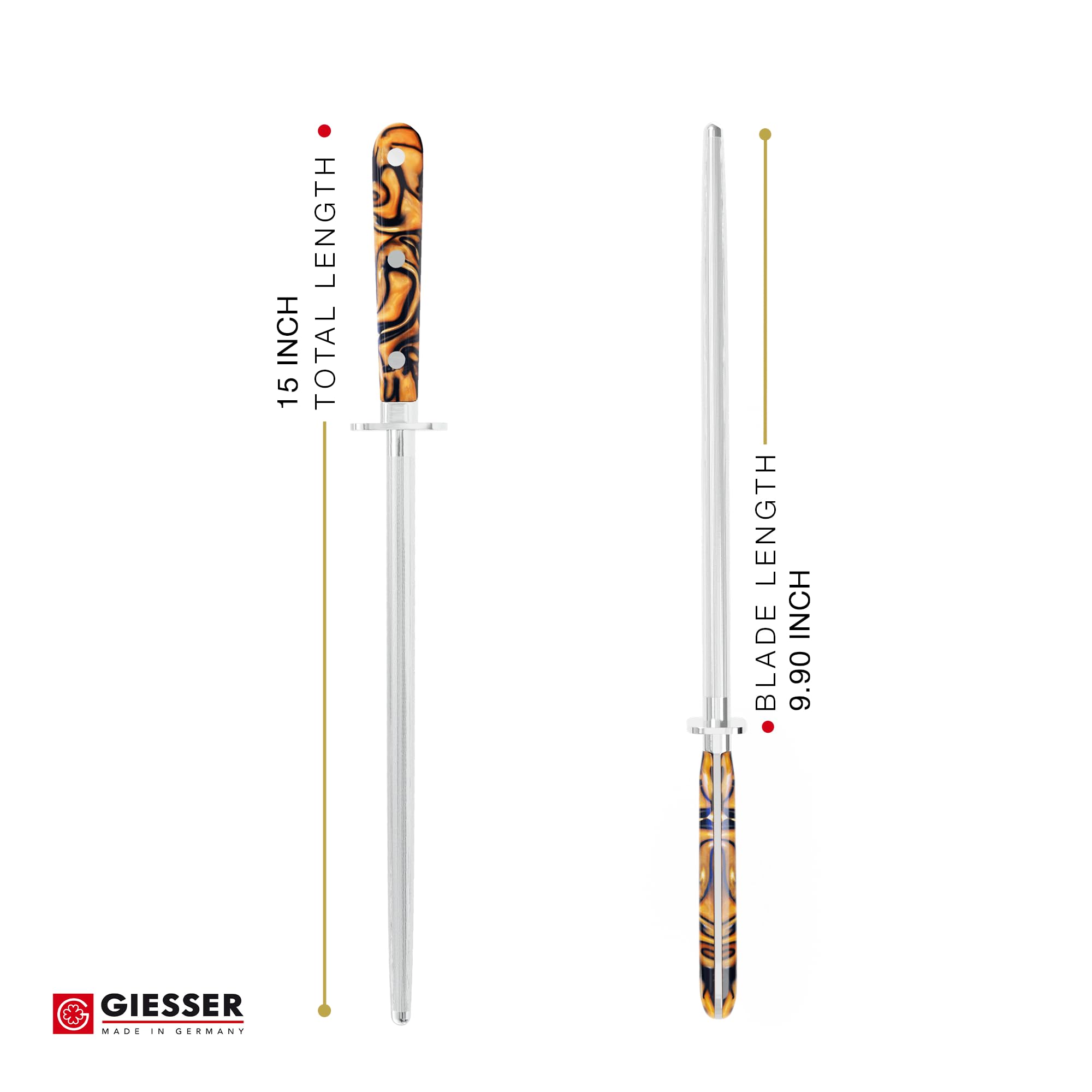Giesser Seit 1776 - Made In Germany - Brotmesser 25 Cm Red Diamond