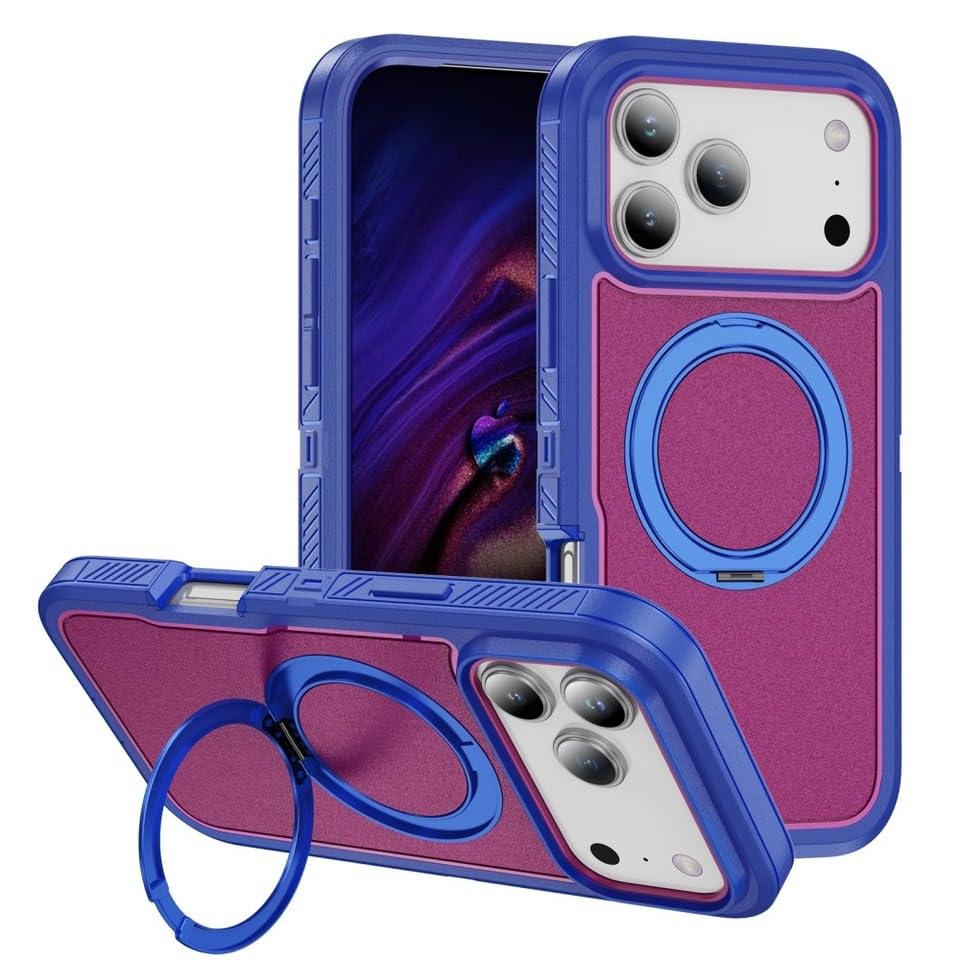 Coque iPhone 14 Pro Max anti-chute avec béquille arrière anti-fatigue