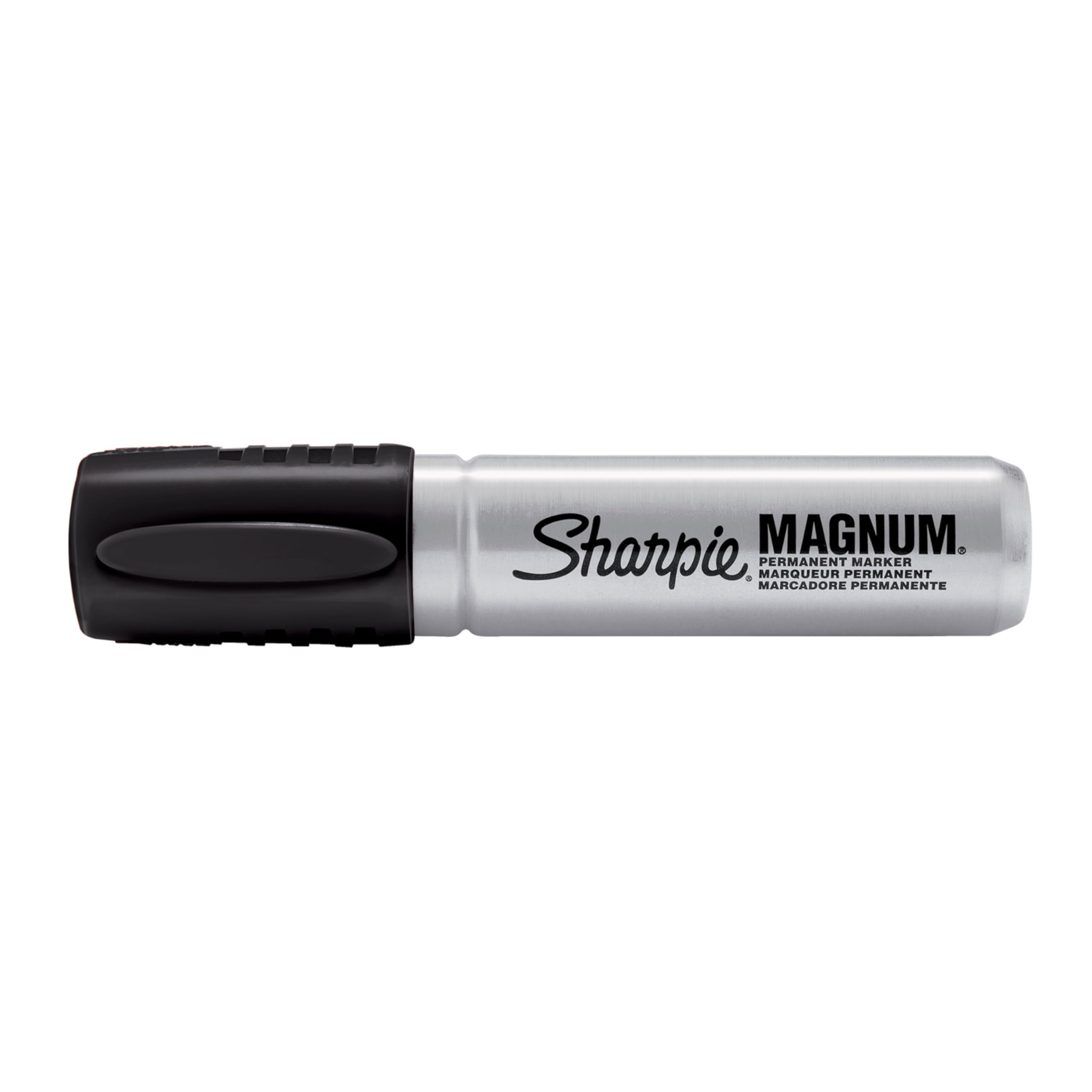 Sharpie Pro Magnum Permanentmarker | Keilspitze | schwarze Tinte | 12 Stück