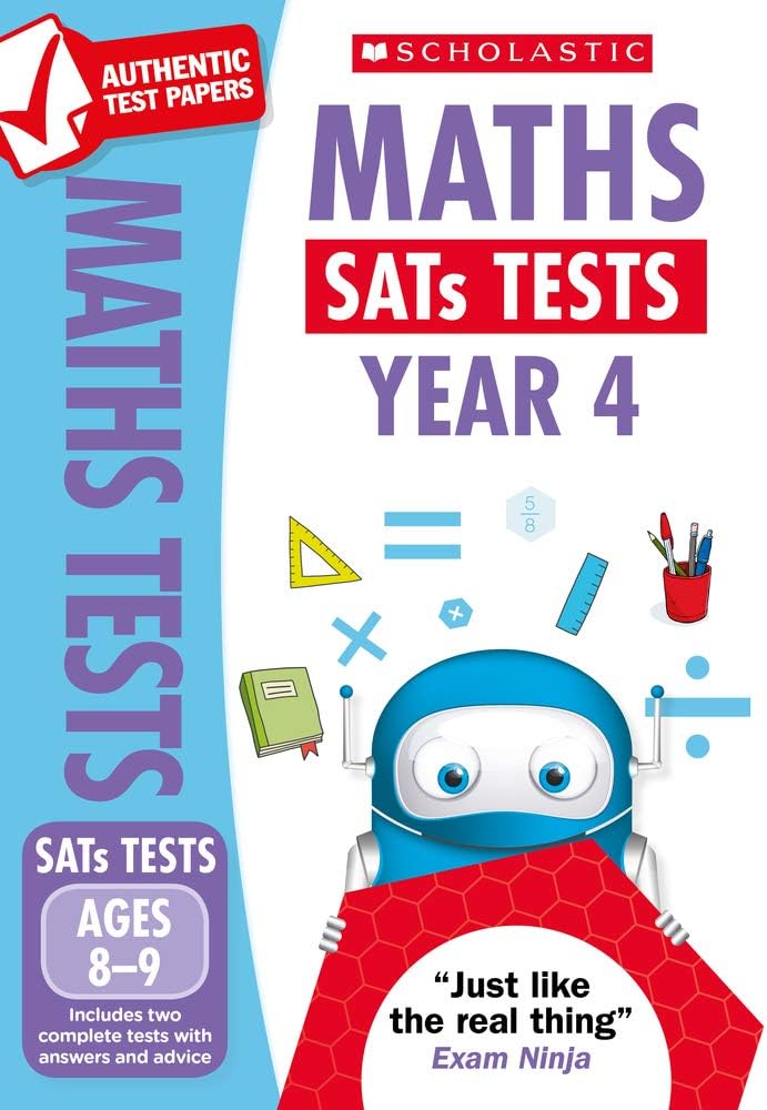 Maths Practice Tests for Ages 8-9 (Year 4) Includes two complete test papers plus answers and mark scheme (National Curriculum SATs Tests) (National Test Papers)
