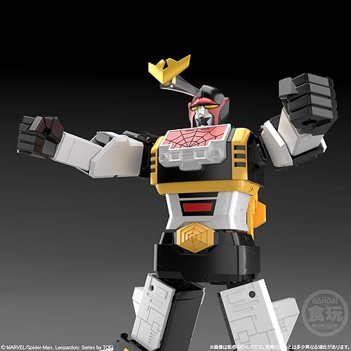 Miniatura 4 de BANDAI Shokugan Super Mini PLA Spider-Man (Tierra-51778) Kit de modelo Leopardon
