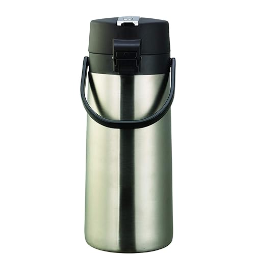 Miniatura 6 de Ideal Settings 213020001 Airpot - Airpot, con forro de acero inoxidable, 3 litros, acero inoxidable/negro