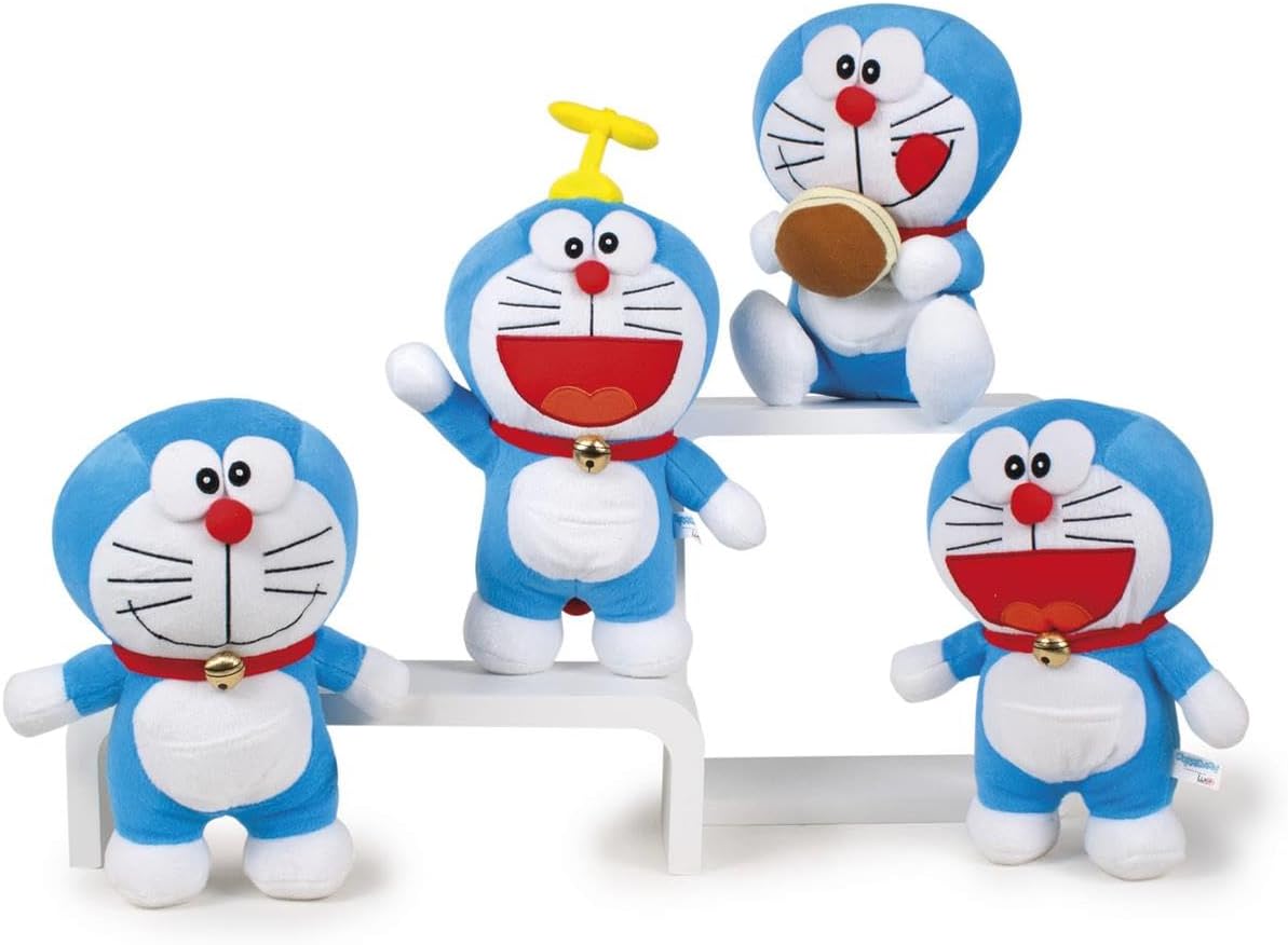 Plush Doraemon Velboa T1 20/22 cm Assortment, 35 x 18 x 14
