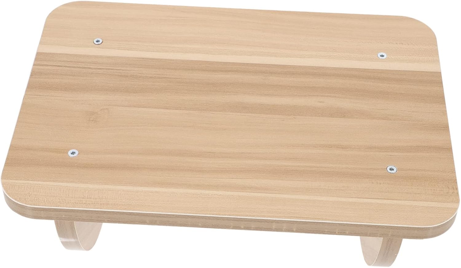 Gadpiparty Under Desk Footrest Stool Ergonomic Wooden Footrest for Office Home for Pressure Relief Massage While Sitting