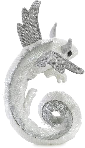 Miniatura 3 de Folkmanis Marioneta de dedo de muñeca de dragón perla