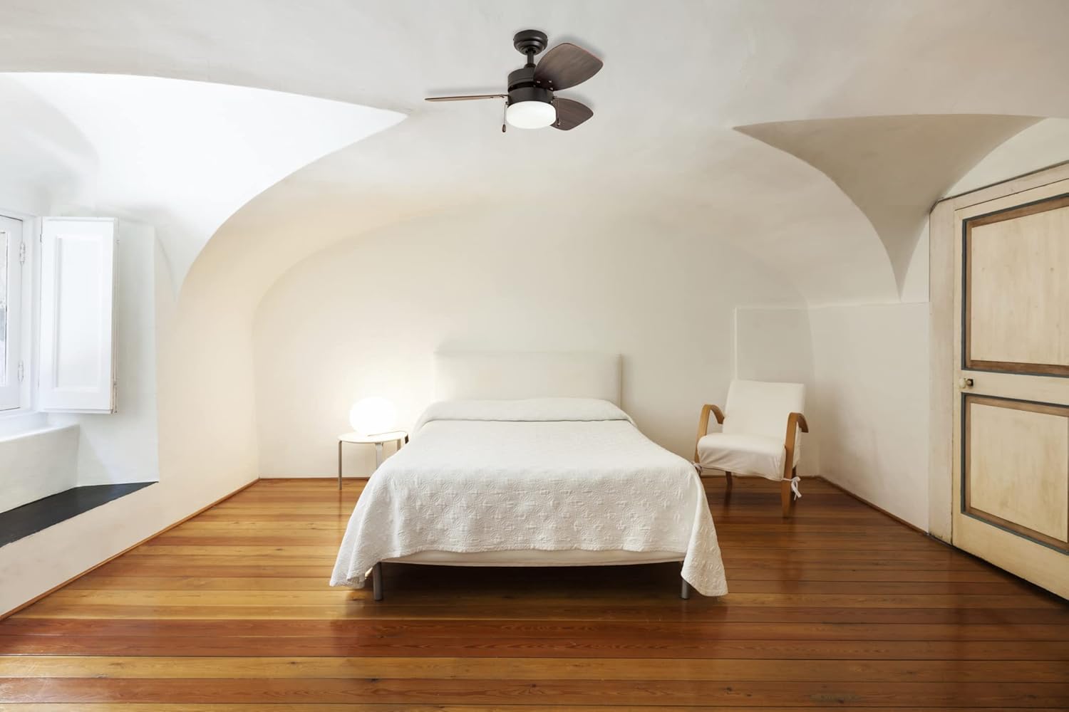 Patriot Lighting Gibson Street 30" Bronze Indoor LED Ceiling Fan