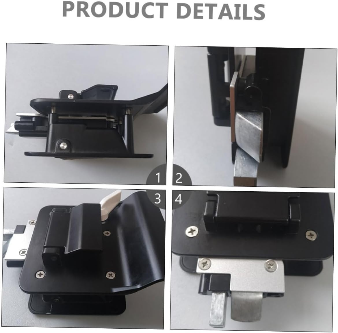 Ciieeo Rv Door Lock Zinc Alloy Camper Latch with Unique Keys for Travel Trailers and Horse Cargo Trailers Outdoor Use Replacement Accessory
