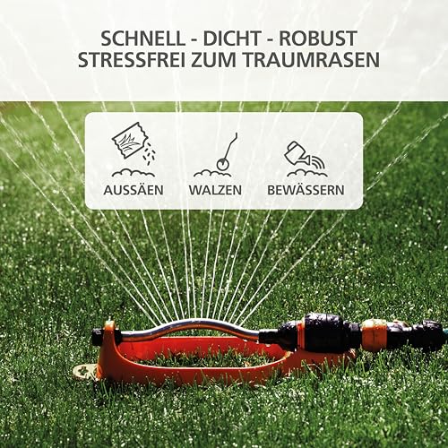 Foto von Premium Luxusrasen Rasensamen & Grassamen | Schnellkeimend & Widerstandsfähig | Für Dichten Zierrasen – Ideal für Sonne & Schatten | Schattenrasen Nachsaat – 1 kg für 40 m²