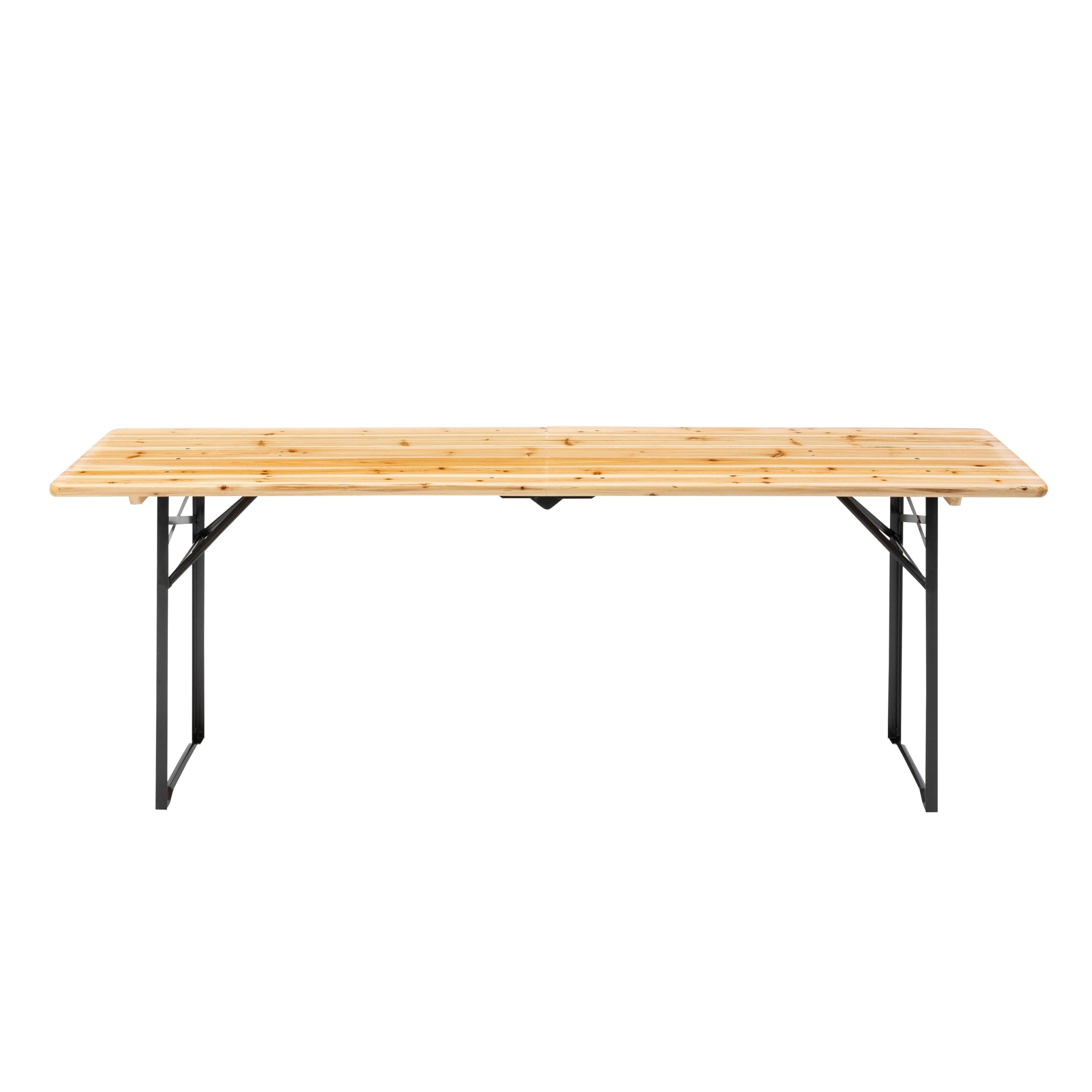MobEventPro Table de Brasserie en Bois Pliante 218 cm