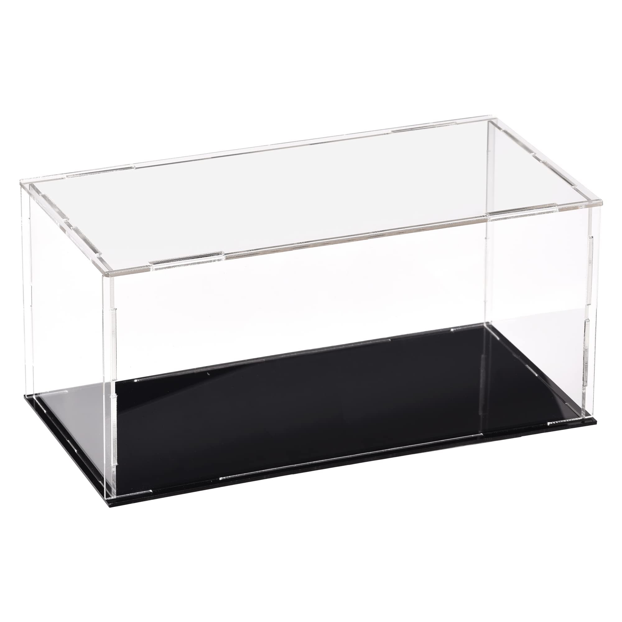 sourcing map Acrylic Clear Display Case Box Dustproof Protection Showcase Cube Collectibles Show Box 7.9x3.9x3.9inch