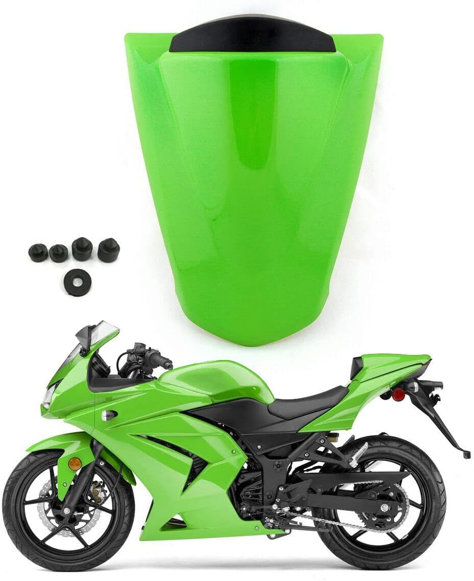 Bright Green Motorbike Seat Cowl fit for 2010 Kawasaki Ninja 250R 2008 2009 2011 2012 Rear Fairing EX250 08 09