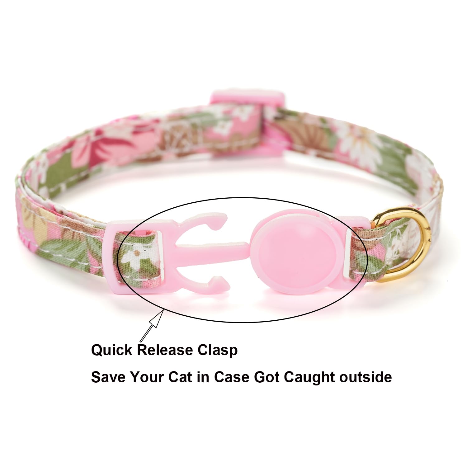 Collare Per Gatti YUDOTE Con Papillon - Cotone Morbido, Fibbia Sicurezza E Campanella, 2 Pezzi