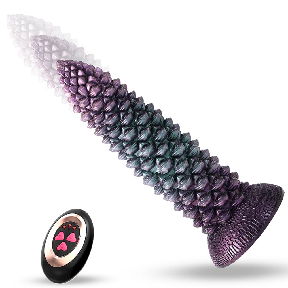 Monster Dildo Vibrator mit 7 Vibrationen & 42°C Heizung – Realistische dicke Analdildos für Männer & Frauen, weiches Silikon, wasserdicht, G-Punkt & Prostata Massage, Sexspielzeug für Paare