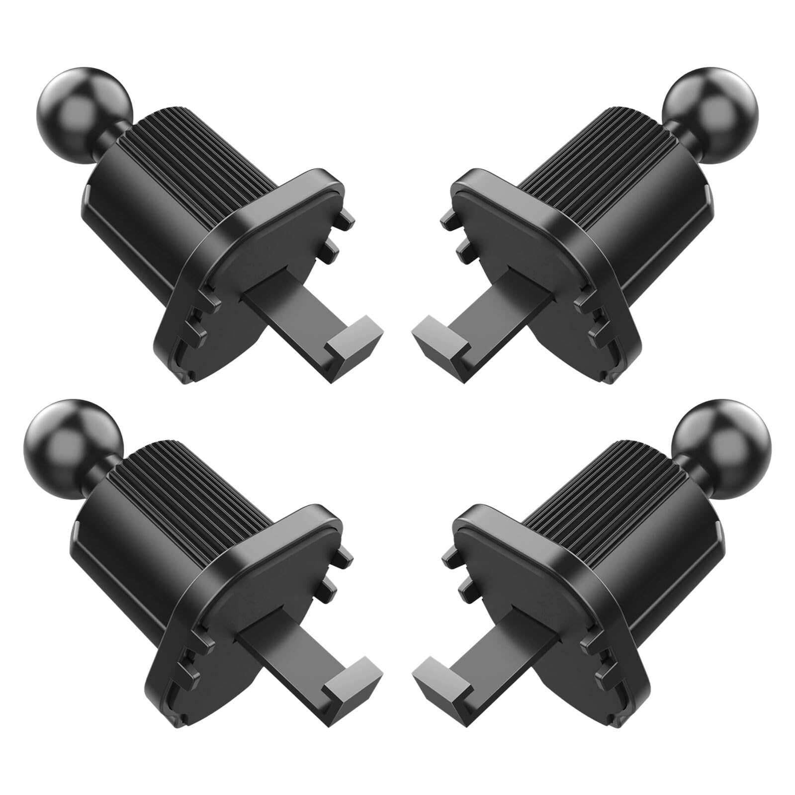 Amosfun 4piezas Soporte para Teléfono Móvil con Clip para Rejilla De Ventilación Apto Mayoría De Coches Base De Soporte para Coche con Bola Articulada para Usar Viajes
