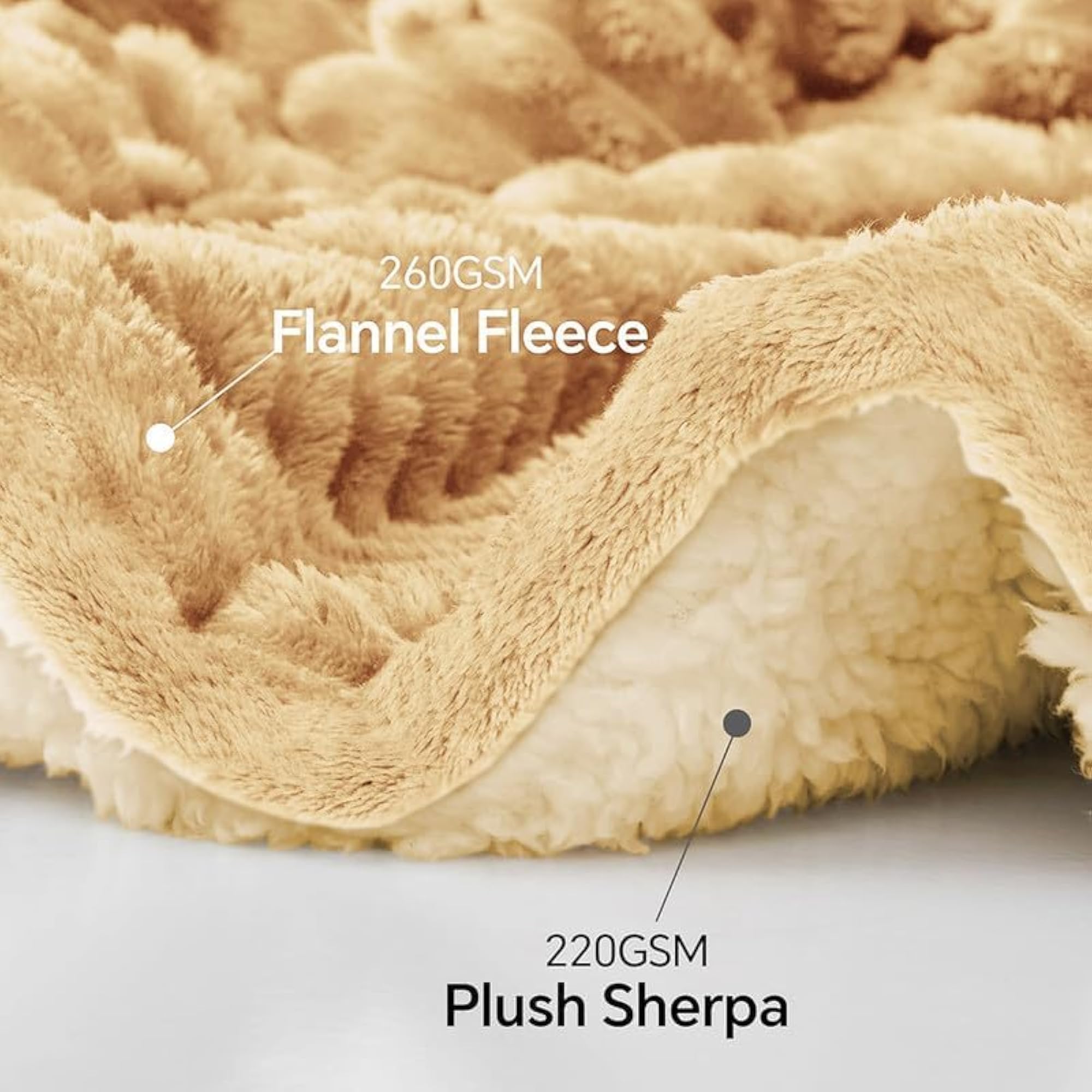 Pencil Pattern Flannel Fleece Sherpa Blanket for Cozy Comfort