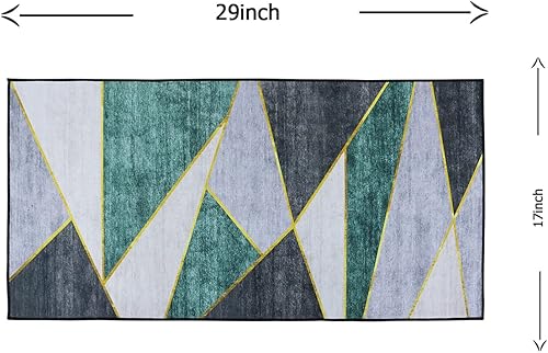 Miniatura 2 de Helthep Alfombra de cocina, alfombra multifuncional para interiores y exteriores, antideslizante, lavable, absorbente de agua, esencial para el