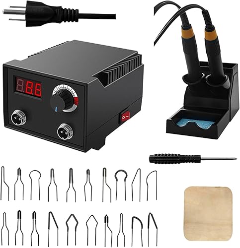 Máquina de pirografía para quemar madera, juego de herramientas de manualidades profesionales, juego de soldador, pluma de pirografía para soldadura
