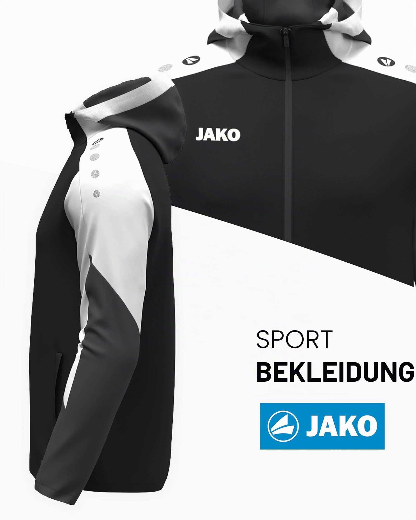 JAKO Dynamic Kapuzenjacke Herren