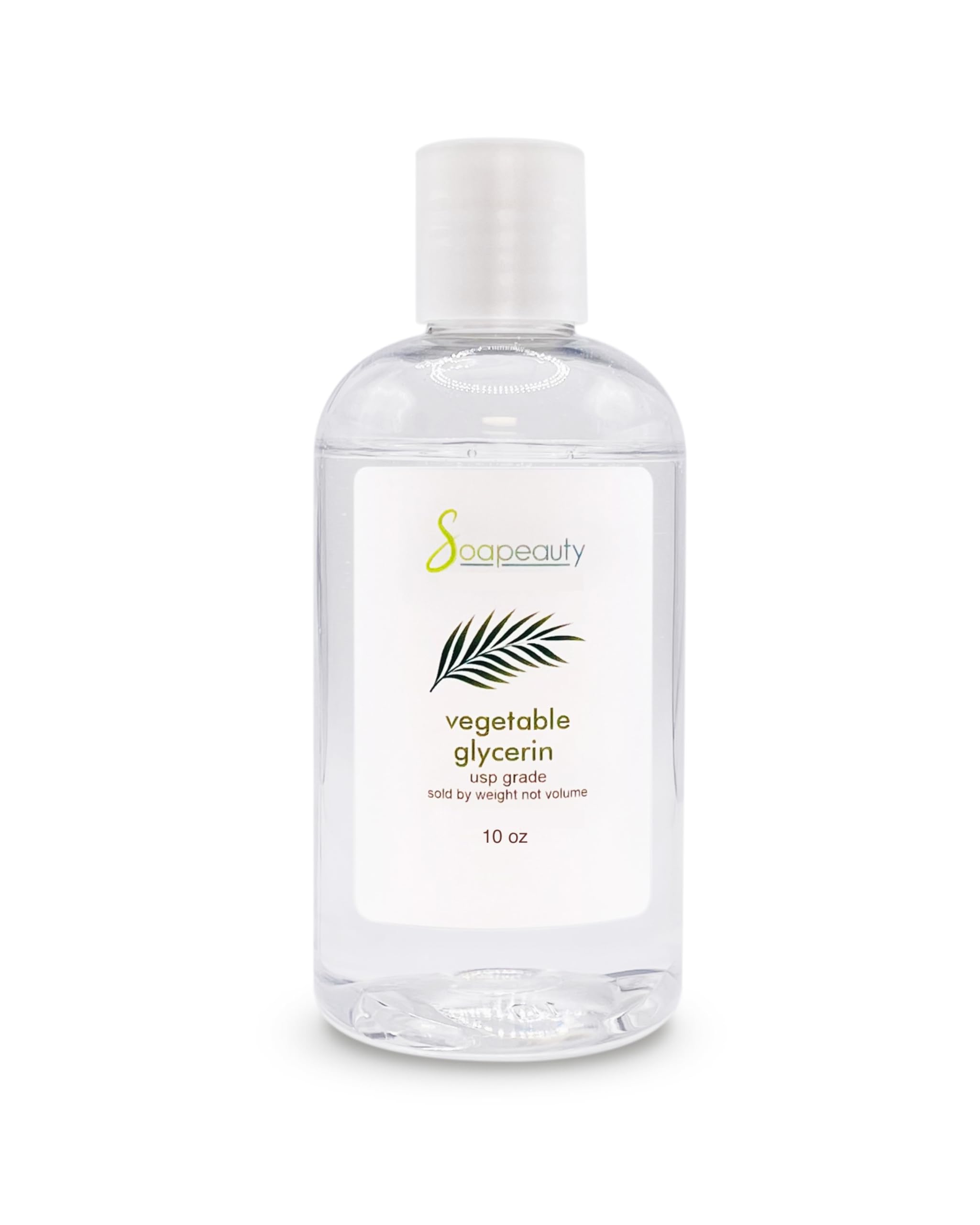 Soapeauty VEGETABLE GLYCERIN USP Grade Non-GMO Natural | Cosmetic Products, Skin, Hair Care, Soap Making, Household Uses 10 oz