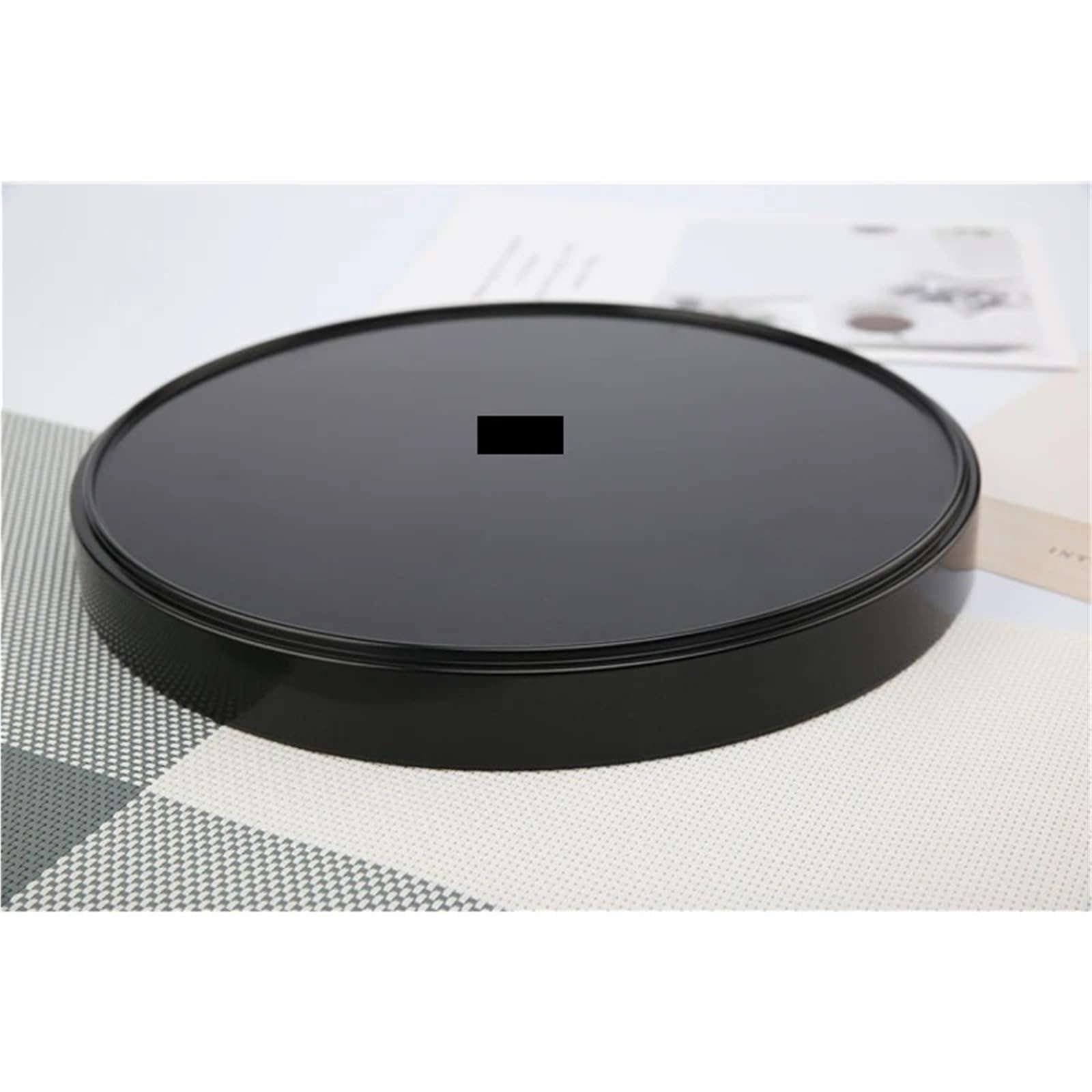 Bandeja para Mesa De Centro Bandeja Redonda for Guardar Joyas, for Sala de Estar, Cocina, decoración del hogar, bandejas for cosméticos y artículos Diversos(White M(30cm))