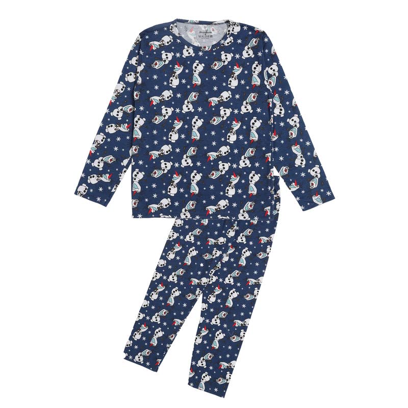 Girl's Premium Cotton Night Suit (Printed T-Shirt & Pant Set/Girls Night Dress/Nightwear) Pack of 1