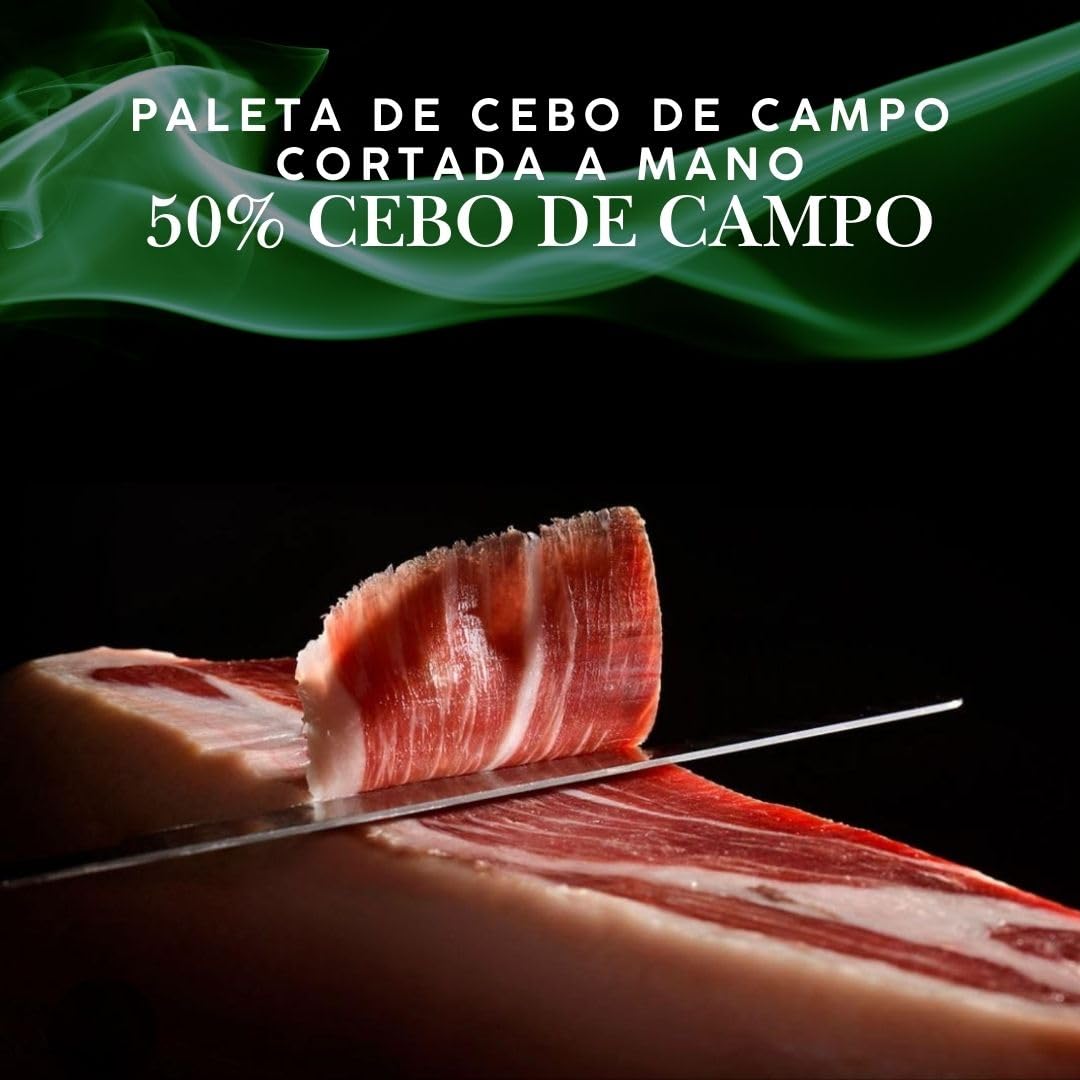 Ibéricos Limones – Pack Jamón Ibérico de Bellota 50% Cebo de Campo – 4 Sobres de 100g Cortados a Cuchillo – Curación 24 Meses – Valle de Los Pedroches – Estuche Gourmet Sin Gluten ni Lactosa - Regalo