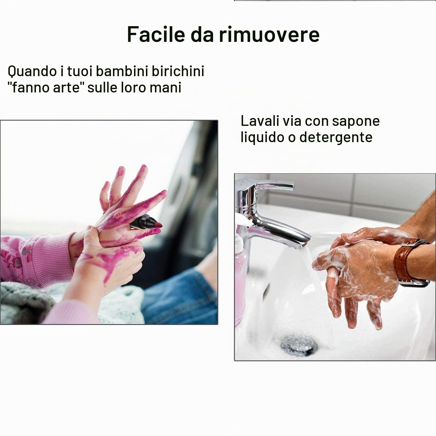 Willingood Pennarelli magnetici cancellabili a secco, confezione da 8, punta fine