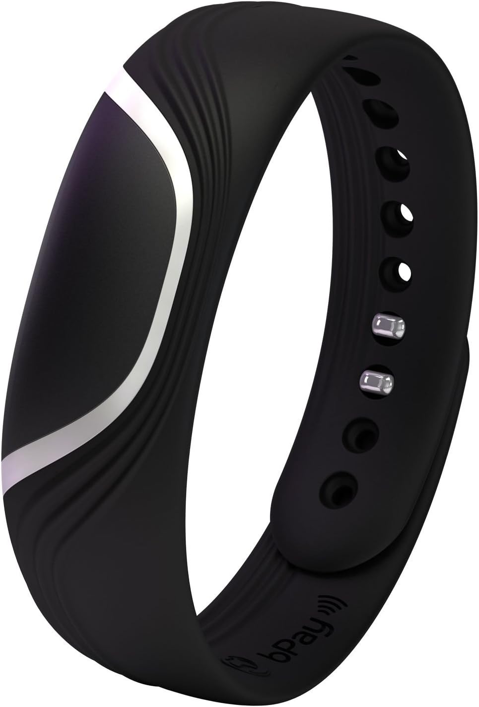 bPay by Barclaycard Wristband Contactless Payment Device - Compatible with any Visa or Mastercard Debit or Credit Card with a UK Address - Charcoal