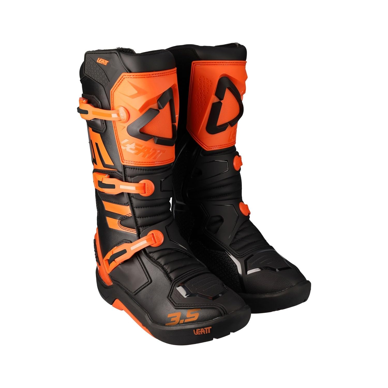 Leatt Men's Black/Orange 3.5 Motocross Boots