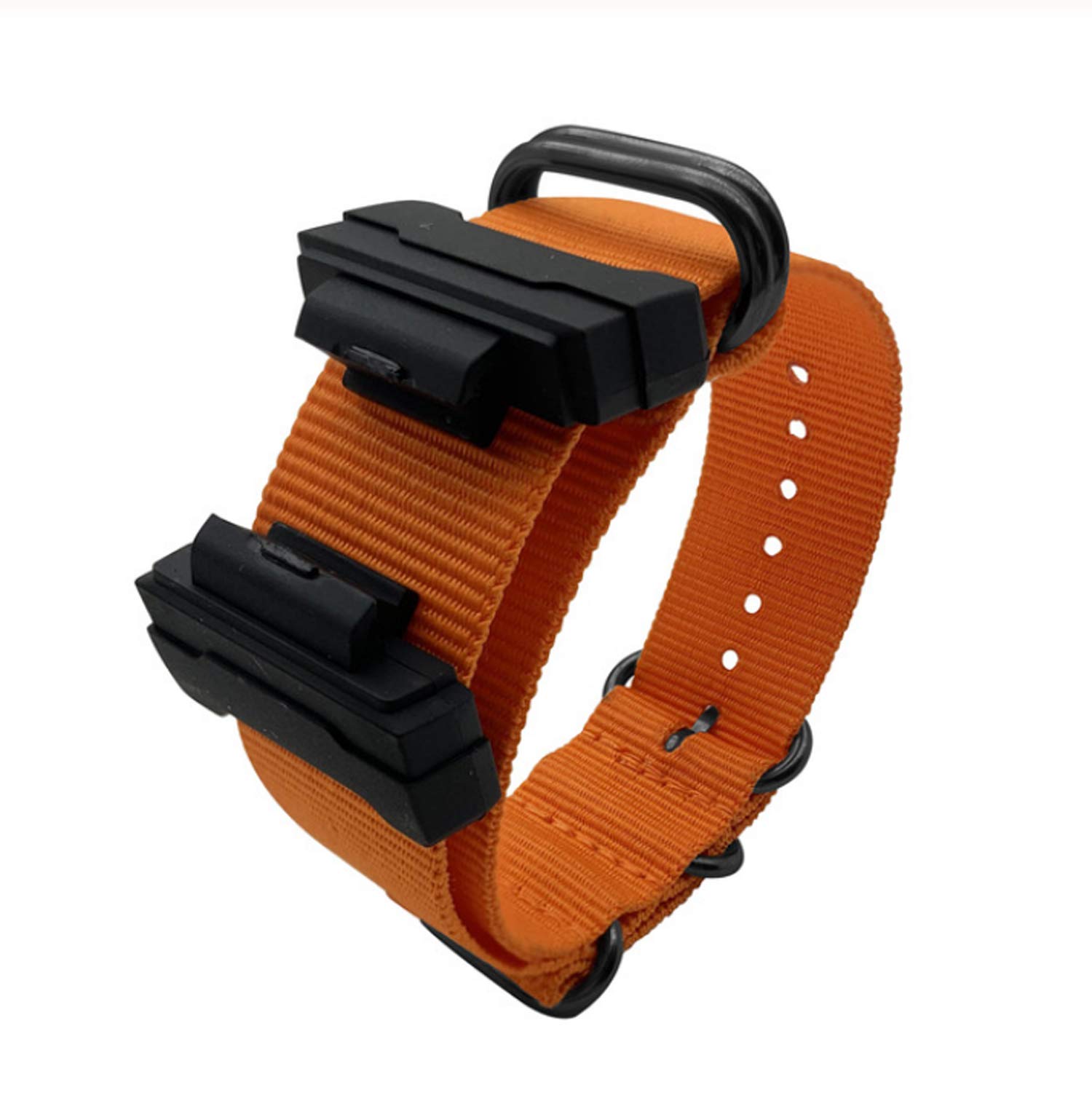 Buy Adapters(16mm) and 1 Piece HD Conversion RAF Nylon Watch band Strap