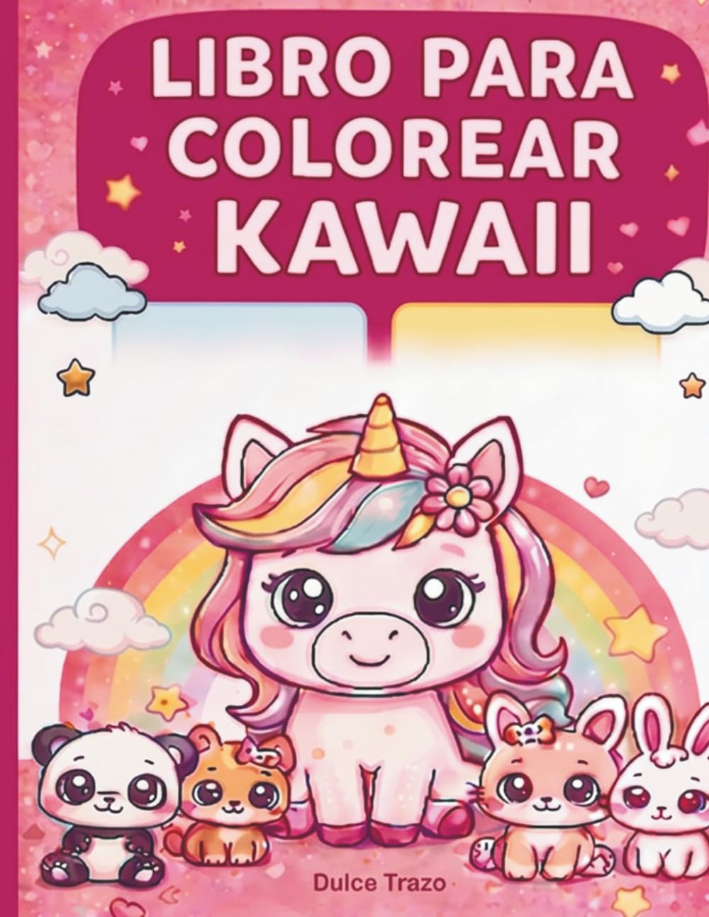 LIBRO PARA COLOREAR KAWAII: AVENTURAS MAGICAS Y PONY-STYLE