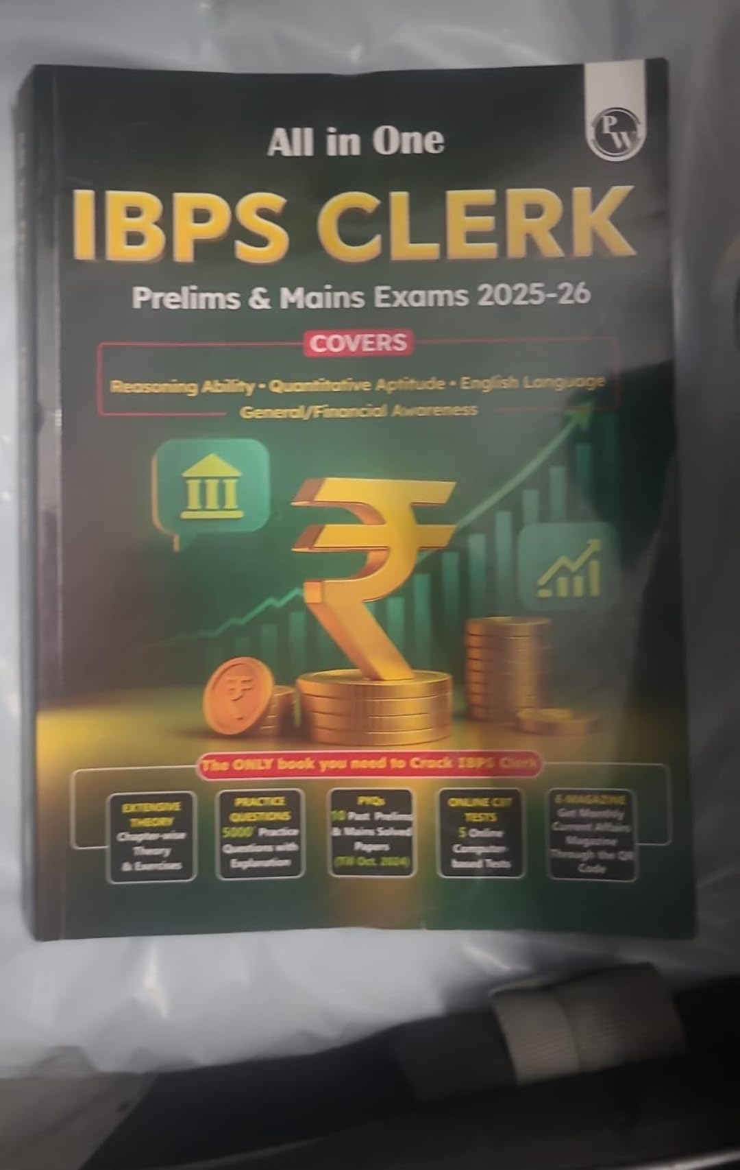 Buy PW All in One IBPS Clerk Prelims & Mains Exams 2025-26 ...